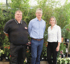 Graham Carter (Centre Manager), Martin Breddy (MD) & Sarah Squire (Chairman)